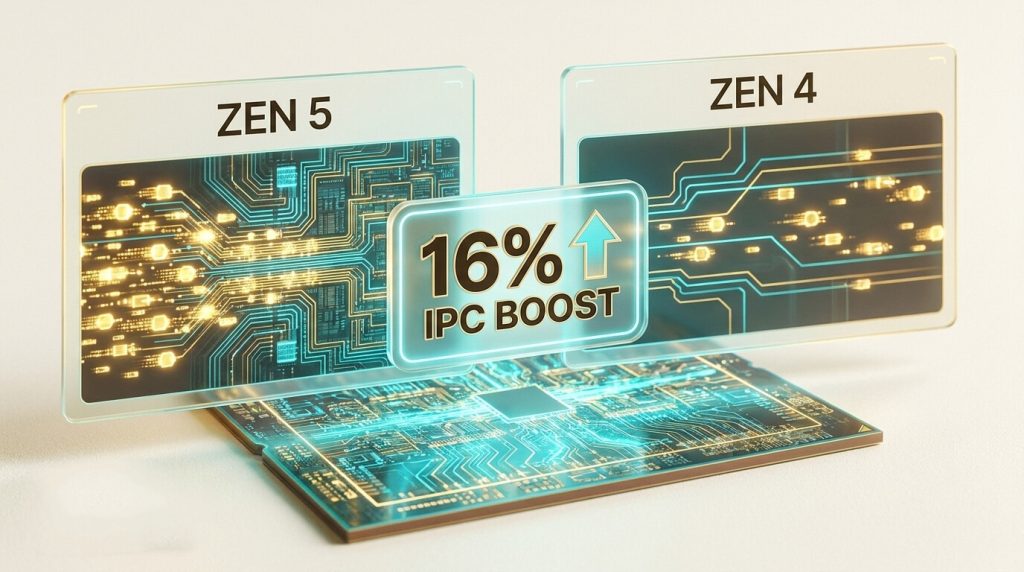 The Zen 5 architecture's 16% IPC gain allows for faster calculation of complex trading indicators and strategy logica