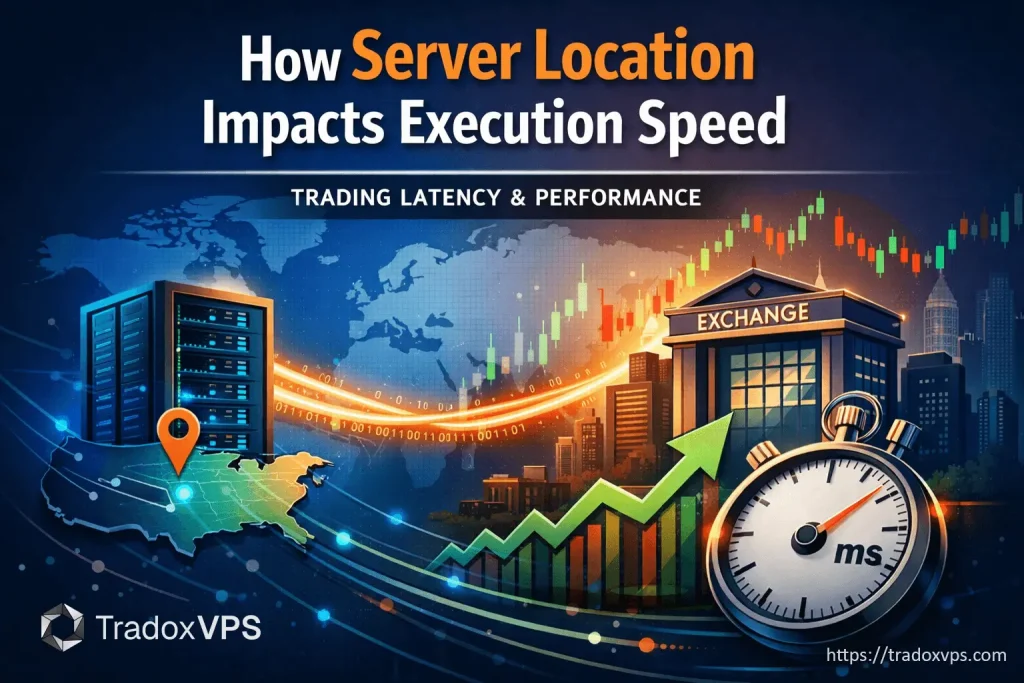 server location trading latency