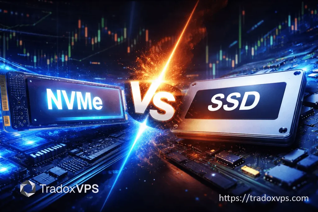 NVMe vs SSD: Why NVMe Is Best for Trading VPS?