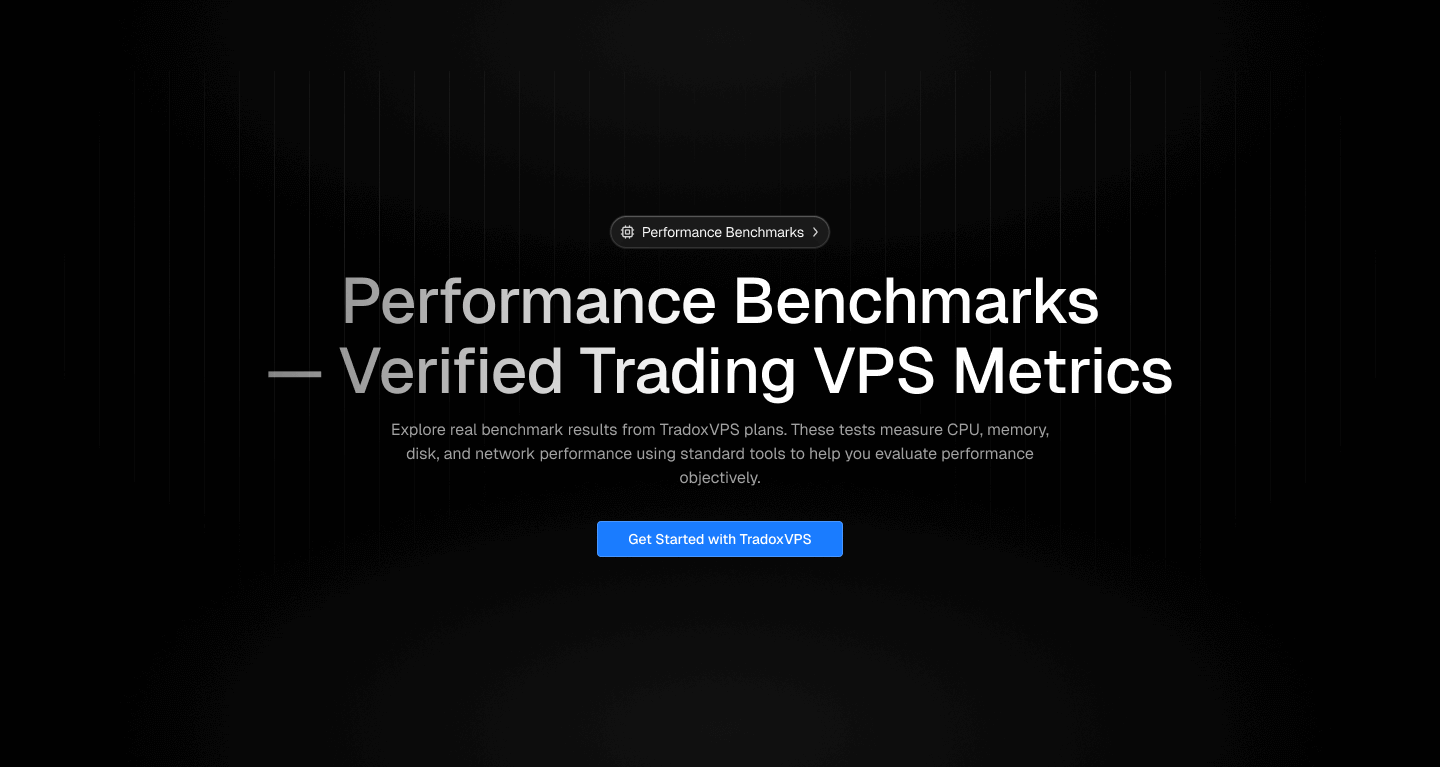 Trading VPS Performance Benchmarks - TradoxVPS