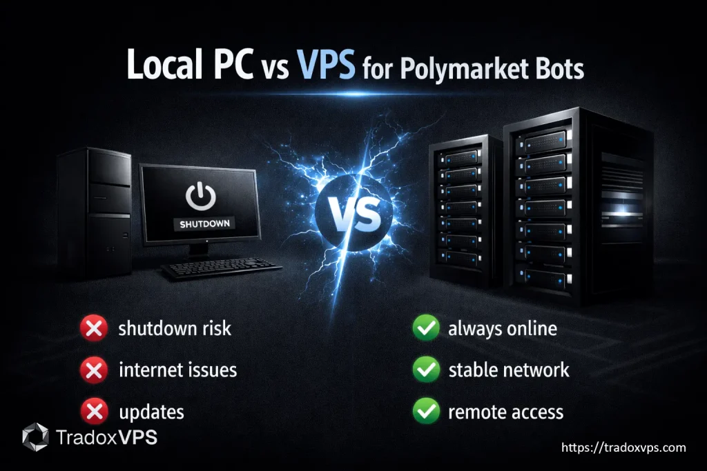 Local PC vs VPS for Polymarket Bots