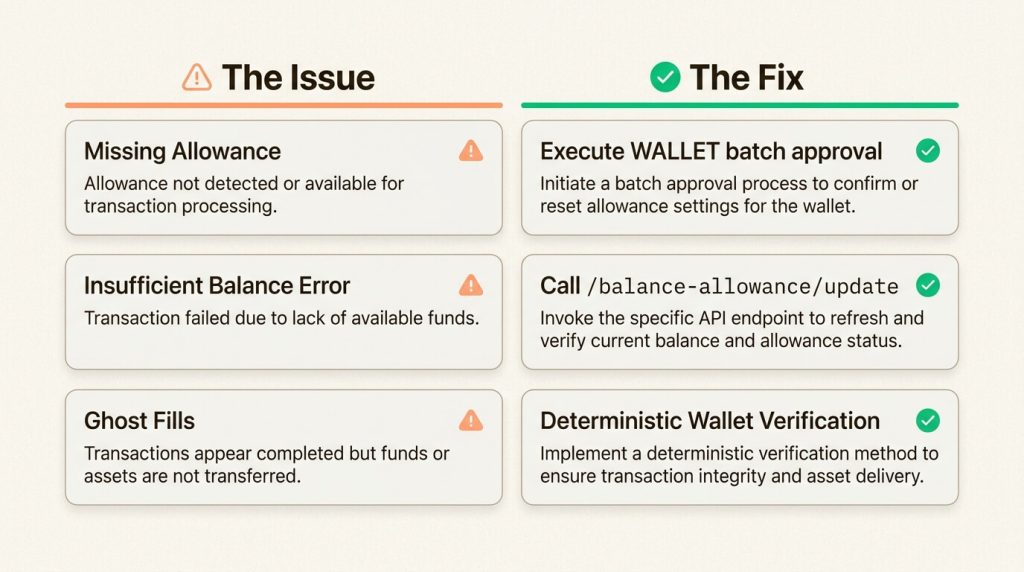 Common V2 migration hurdles like unsynced balances are resolved by routing approvals and update calls through the new relayer endpoints